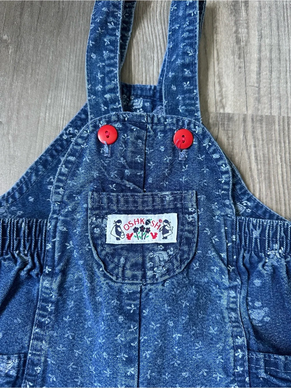 Oshkosh Vintage Blue Overalls 24M